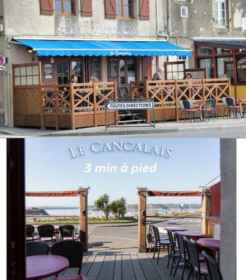 Logement Entier Saint Malo Vue Mer, Proche Ferry, Commerces Et Plage Solidor 50 M Kültér fotó