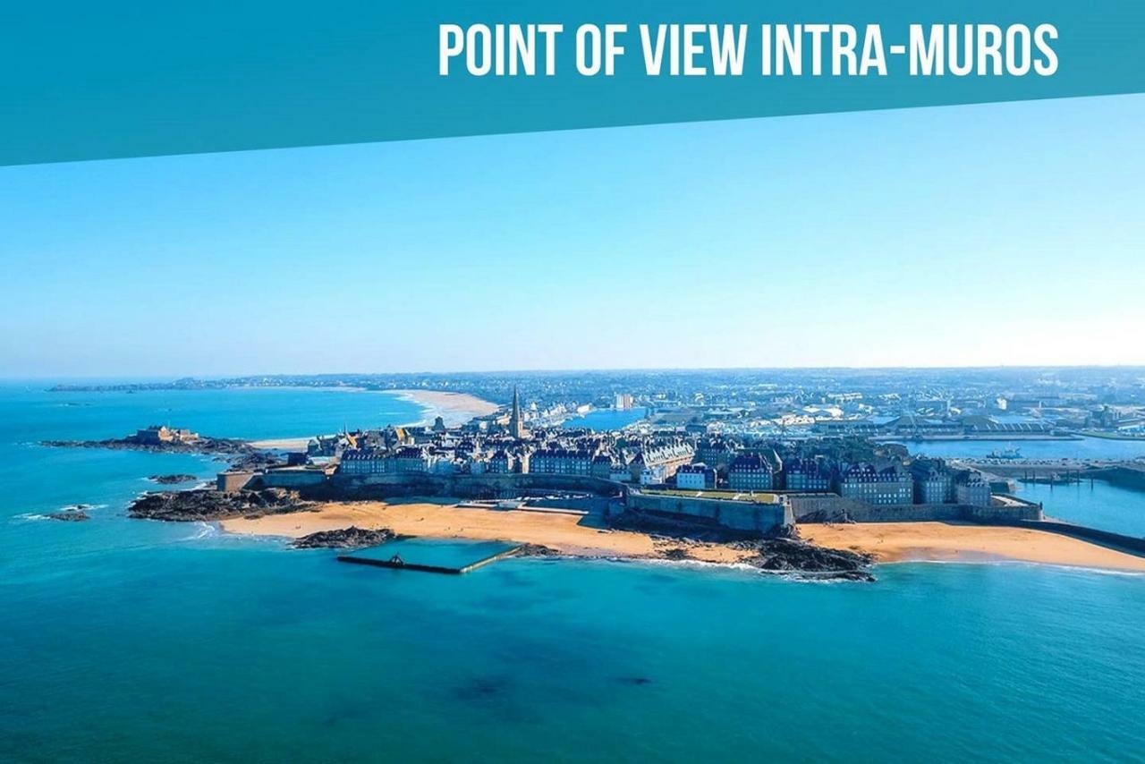 Logement Entier Saint Malo Vue Mer, Proche Ferry, Commerces Et Plage Solidor 50 M Kültér fotó